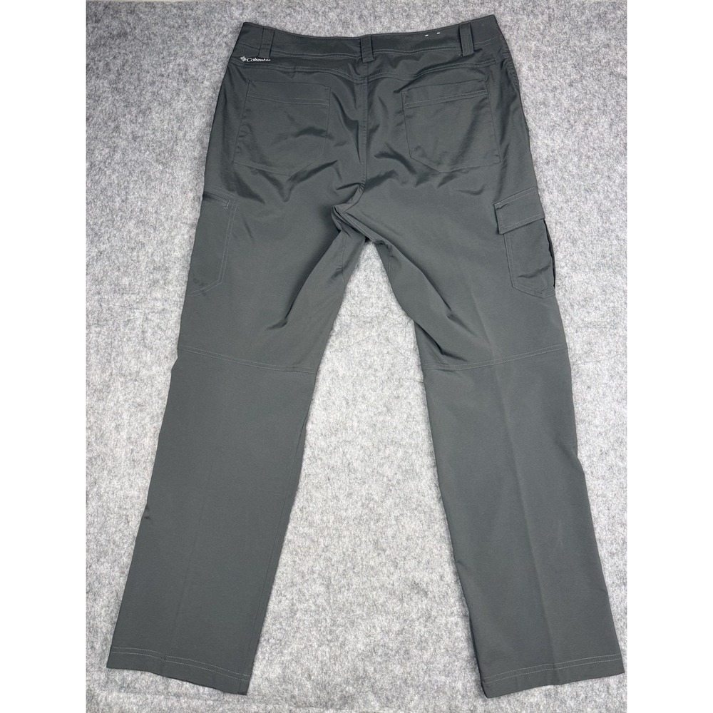 Columbia Pants Mens 36x32 Gray Omni-Shade Articulated Knees Hiking Outdoor EUC - Picture 12 of 13